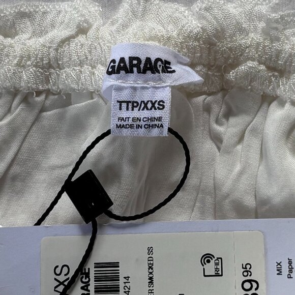 🤍 Garage White Off Shoulder Crop Top 🤍 - Picture 4 of 4